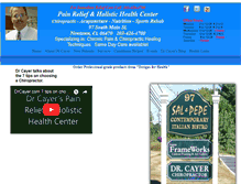 Tablet Screenshot of drcayer.com